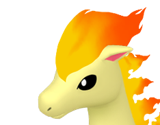 cabeça do Ponyta