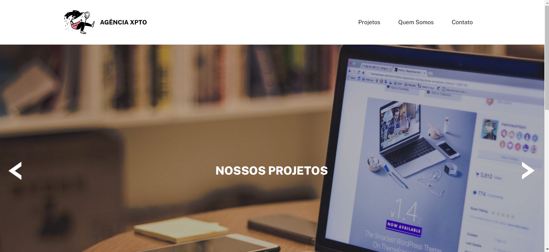  imagem Projeto Agência xpto